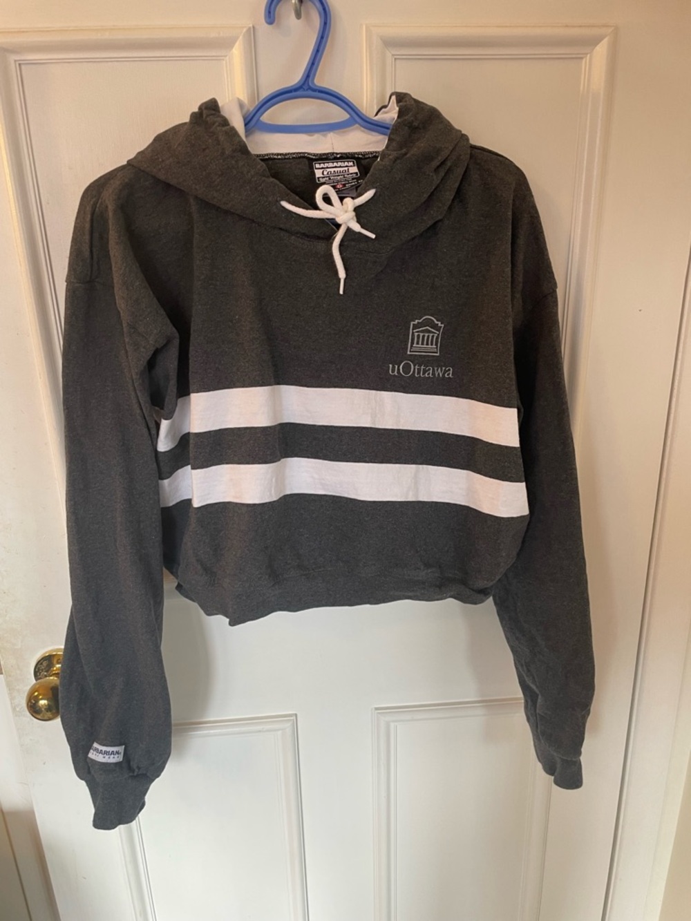 uOttawa Barbarian Rugby Cropped Hoodie